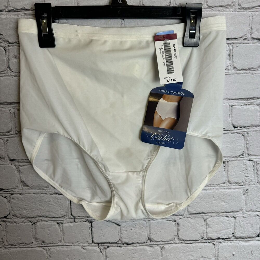 VTG Sears‎ Firm Control Perfectly Fitting Natural Fit Panty Brief LARGE NOS